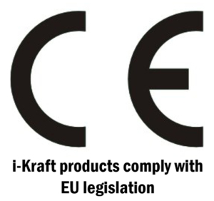 Wszystkie produkty systemu i-Kraft posiadają znak jakości CE